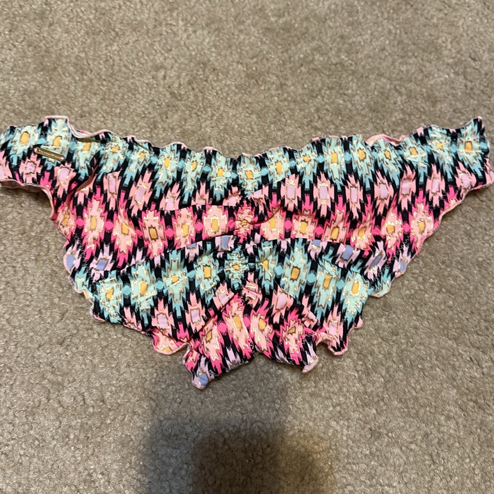 Multicolor patterned strapless bikini - Picture 6 of 7
